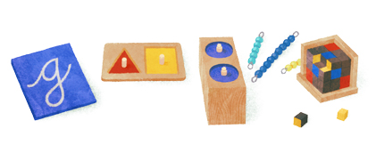 142º cumpleaños de Maria Montessori